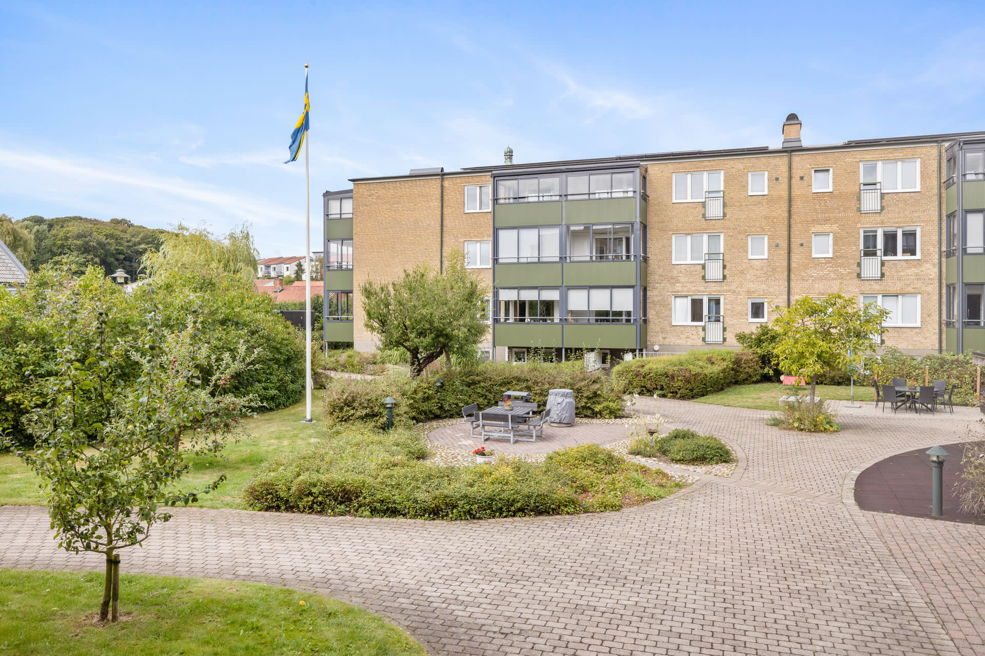 Föreningens gemensamma innergård