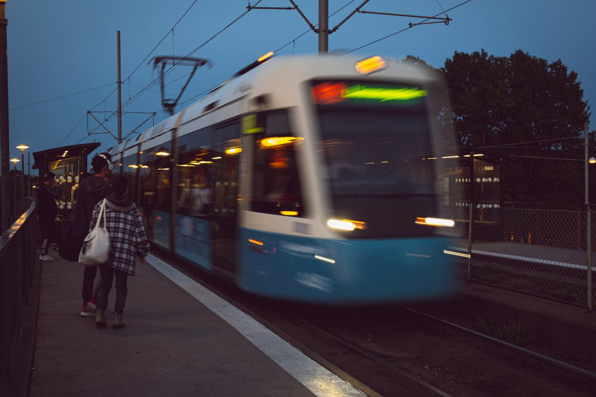 Med spårvagnen från Backaplan/Hjalmar Brantingsplatsen når du Göteborg City på 6 snabba minuter