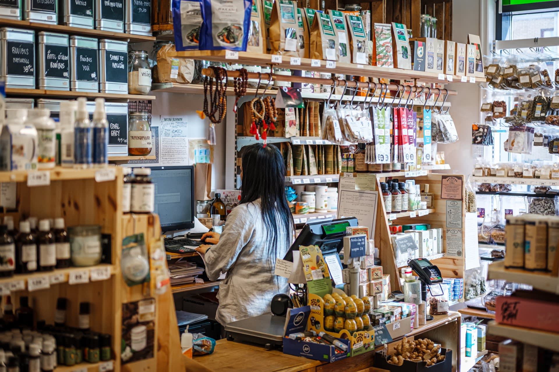 Mynta Eko är Hisingens första helt ekologiska matbutik