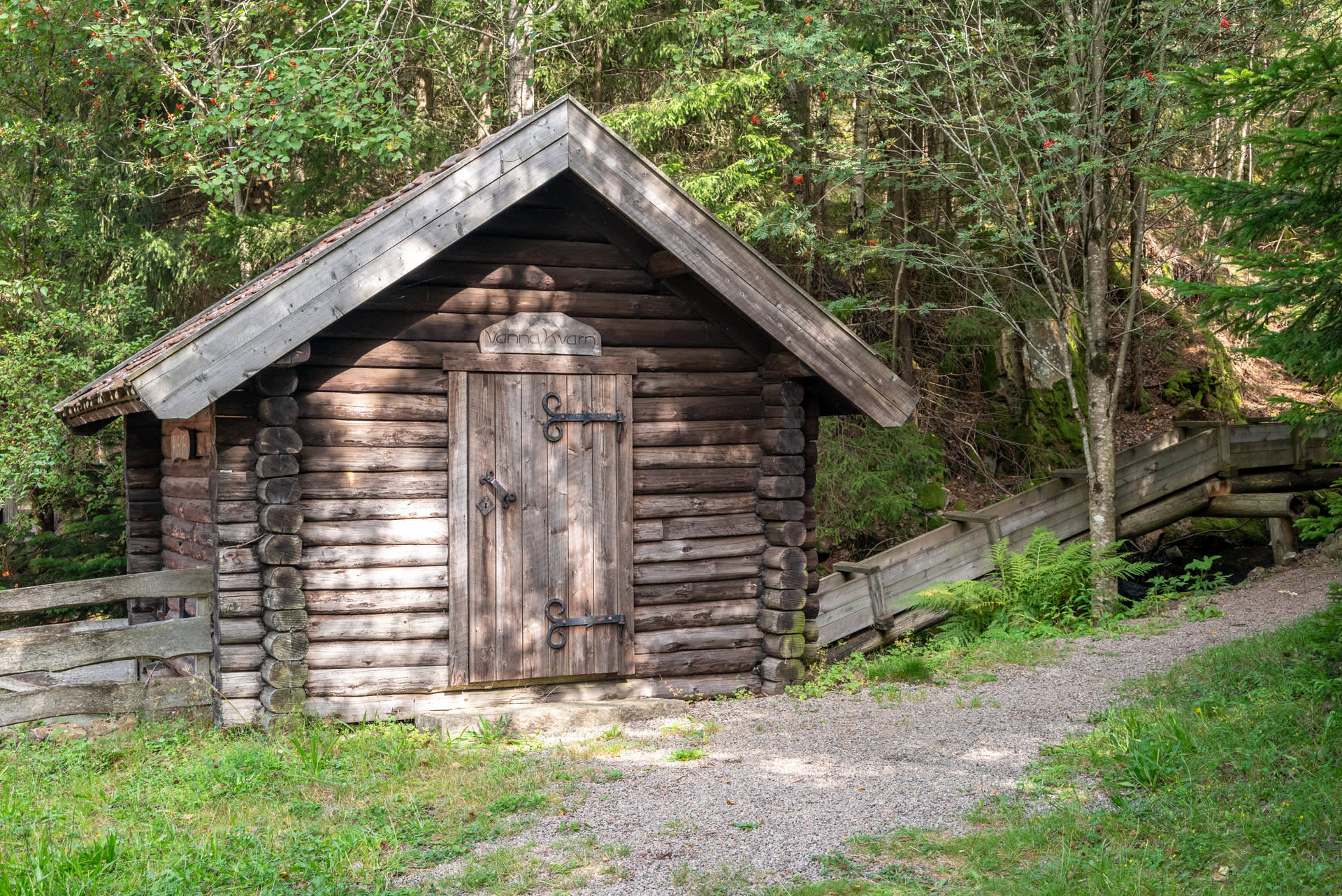 Vacker närmiljö vid Vanna Kvarn