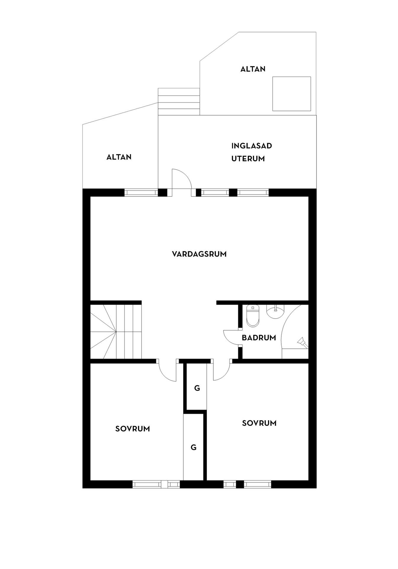 Övre plan