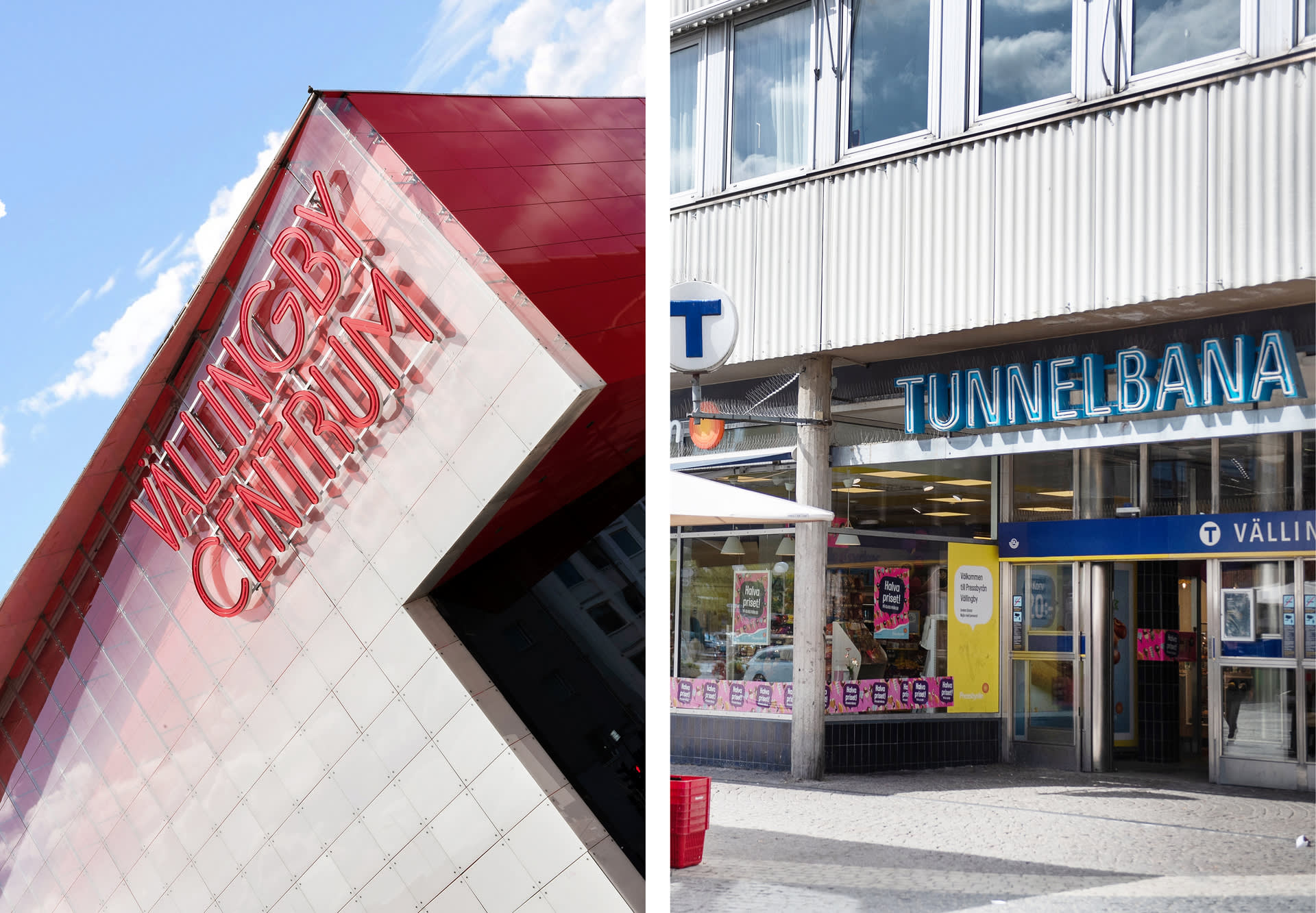 Det är nära till Vällingby Centrum, med ett fantastiskt utbud av butiker samt tunnelbana
