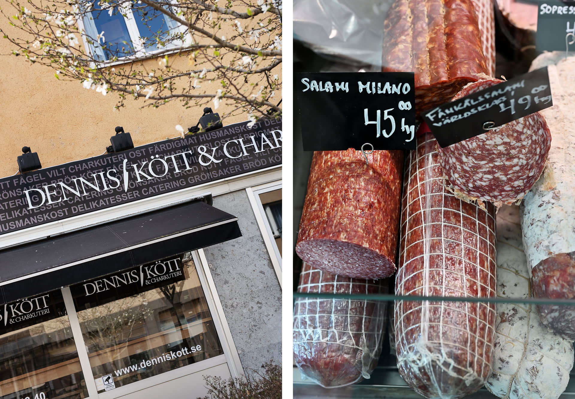 Missa inte kötthandlaren Dennis Kött & Chark på Spånga Torg