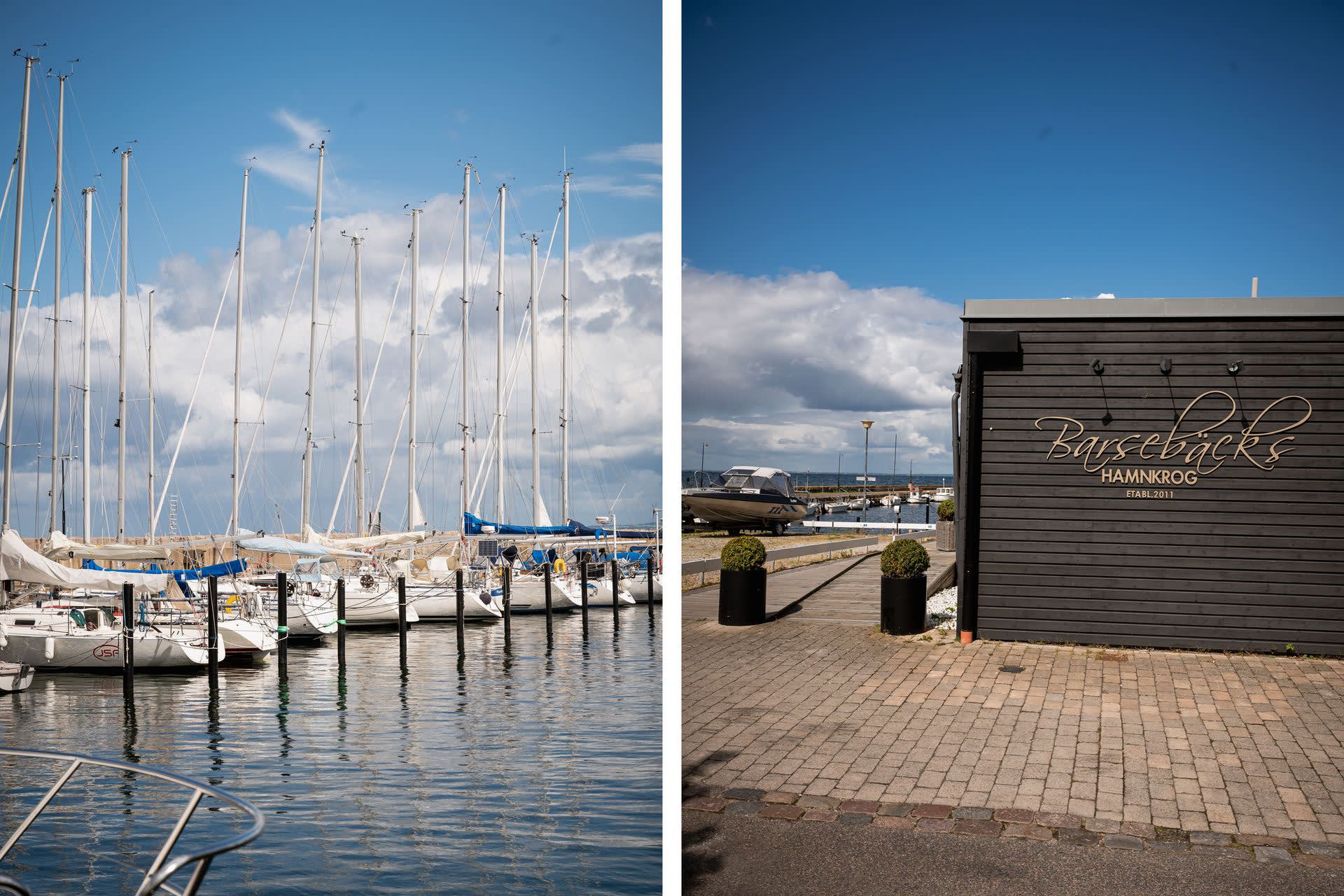 I hamnen finns Barsebäcks hamnkrog, de erbjuder god mat och dryck och har sommaröppet.