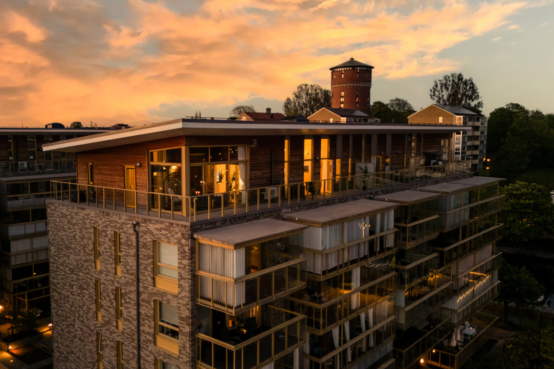 All inclusive penthouse med allt man kan förvänta sig.