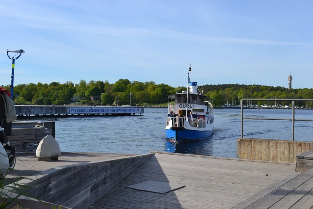 Båthållplats i Finnboda