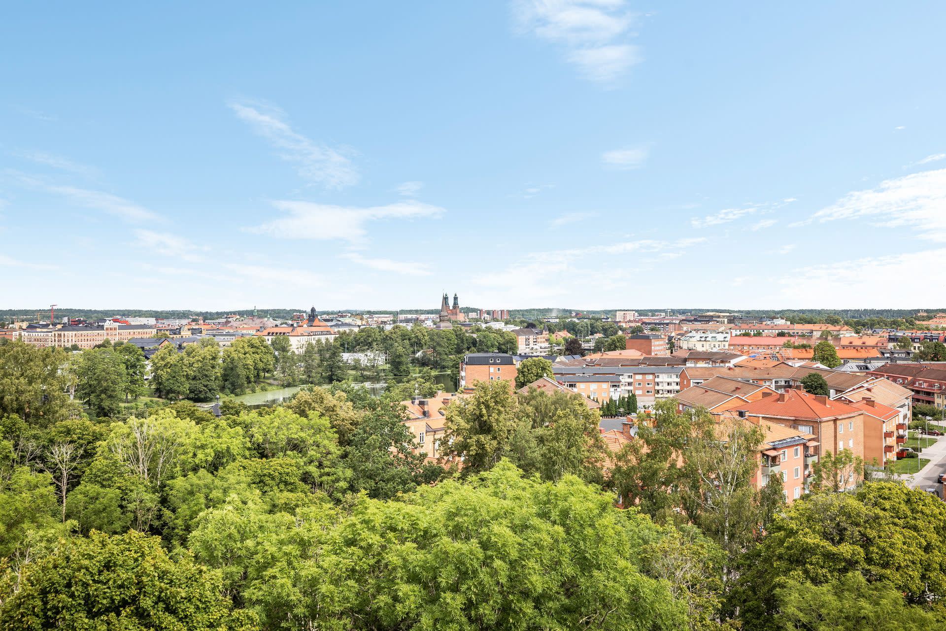 Högst upp i huset med enastående utsikt